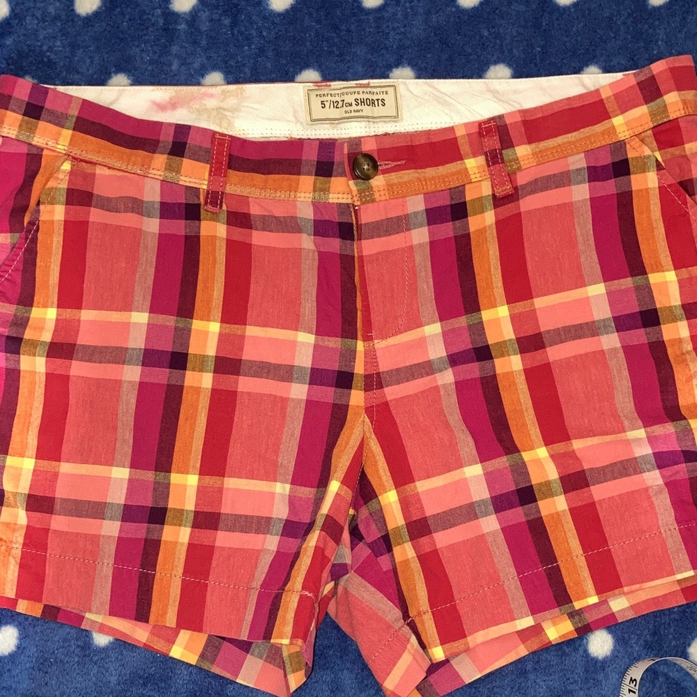 ⭐️⭐️ Old Navy Multicolor Plaid Women's Shorts- size 18